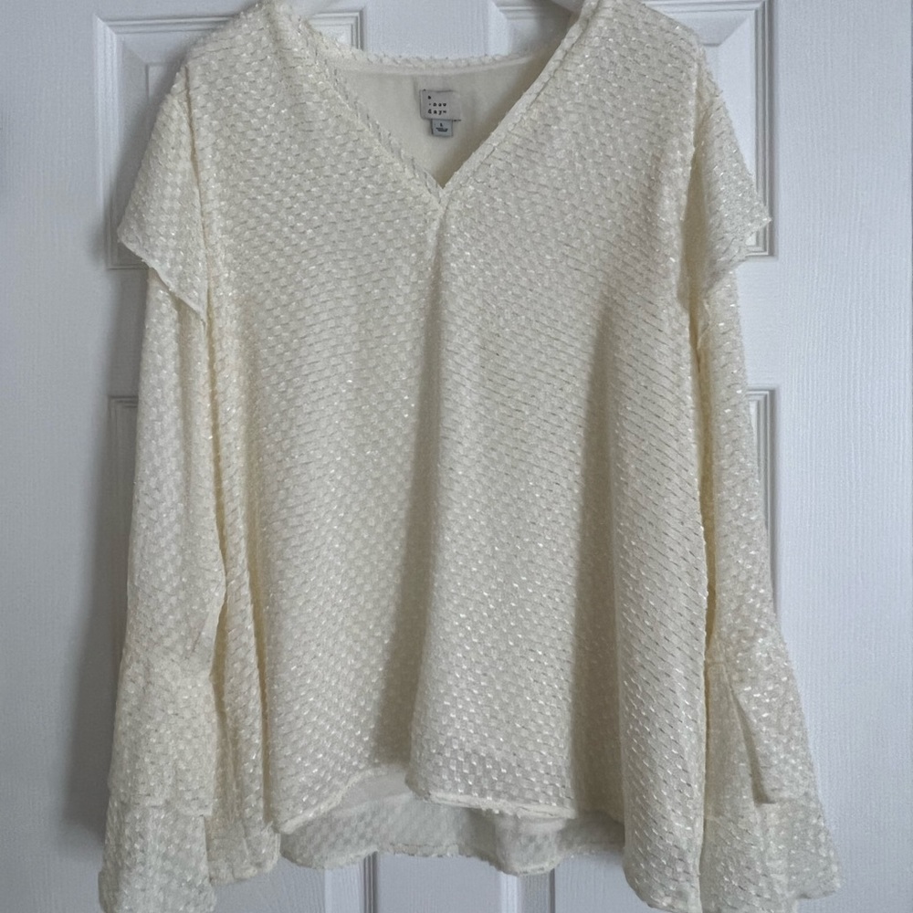 Cream Blouse